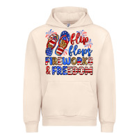 Sandshell flip flops fireworks and freedom Urban Hoodie - Zillion Design Studio