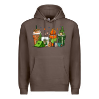 Coffee camping coffee cups Premium Hoodie - Zillion Design Studio