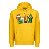Lemon camping coffee cups Premium Hoodie - Zillion Design Studio