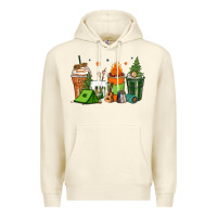 Sandshell camping coffee cups Premium Hoodie - Zillion Design Studio