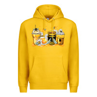 Lemon bumble bee coffee cups Premium Hoodie - Zillion Design Studio
