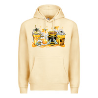 Pina Colada bumble bee coffee cups Premium Hoodie - Zillion Design Studio