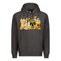 Smoke bumble bee coffee cups Premium Hoodie - Zillion Design Studio