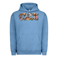 Pigment Pebble Blue CSCC Cutaneous Squamous Cell Cancer Urban Hoodie - texasbilliewilder