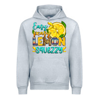 Heather Grey easy peasy lemon squezzy Urban Hoodie - Zillion Design Studio