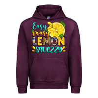 Mauve Wine easy peasy lemon squezzy Urban Hoodie - Zillion Design Studio