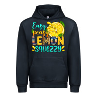 Navy easy peasy lemon squezzy Urban Hoodie - Zillion Design Studio