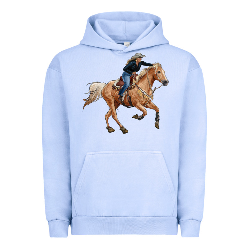 Horse Body With Cowgirl Urban Hoodie by RanaPortraitStore | Teevron