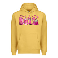 Antique Gold Breast Cancer Coffee Cups Premium Hoodie - texasbilliewilder