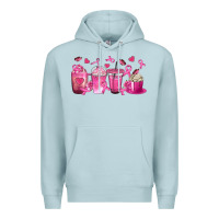 Blue Mist Breast Cancer Coffee Cups Premium Hoodie - texasbilliewilder