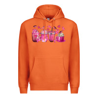 Carrot Breast Cancer Coffee Cups Premium Hoodie - texasbilliewilder