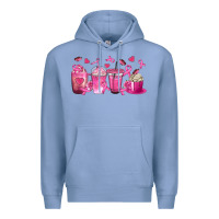 Colony Blue Breast Cancer Coffee Cups Premium Hoodie - texasbilliewilder