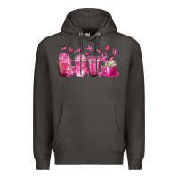Smoke Breast Cancer Coffee Cups Premium Hoodie - texasbilliewilder