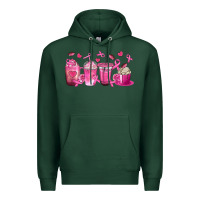 Sports Green Breast Cancer Coffee Cups Premium Hoodie - texasbilliewilder