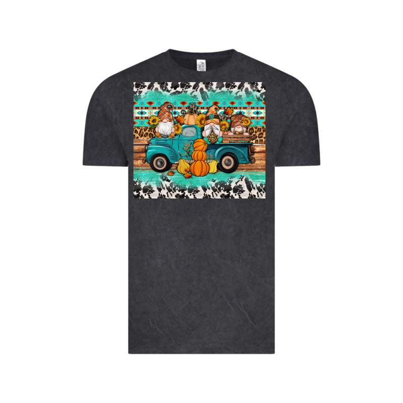 Western Fall Truck Gnomes Tumbler Vintage Tee by Artiststas | Teevron