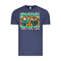 Vintage Denim western fall truck gnomes tumbler Vintage Tee - Artiststas