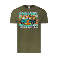 Vintage Olive western fall truck gnomes tumbler Vintage Tee - Artiststas