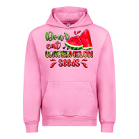 Fuchsia Pink don't eat watermelon seeds Urban Hoodie - Zillion Design Studio