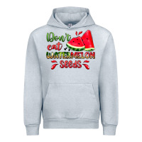 Heather Grey don't eat watermelon seeds Urban Hoodie - Zillion Design Studio