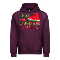 Mauve Wine don't eat watermelon seeds Urban Hoodie - Zillion Design Studio