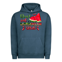 Pigment Midnight Navy don't eat watermelon seeds Urban Hoodie - Zillion Design Studio