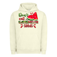 Pigment Pistachio don't eat watermelon seeds Urban Hoodie - Zillion Design Studio