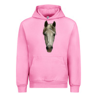 Fuchsia Pink horse head Urban Hoodie - RanaPortraitStore