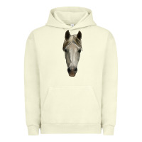 Pigment Pistachio horse head Urban Hoodie - RanaPortraitStore