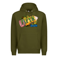 Army Green fifth grade dude Premium Hoodie - RanaPortraitStore