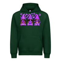 Forest Green Domestic Violence Warrior Afro Gnomes Urban Hoodie - texasbilliewilder