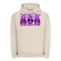 Pigment French Oak Domestic Violence Warrior Afro Gnomes Urban Hoodie - texasbilliewilder