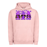 Pigment Salmon Domestic Violence Warrior Afro Gnomes Urban Hoodie - texasbilliewilder