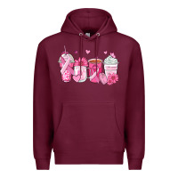 Breast Cancer Coffee Cups Premium Hoodie | Teevron