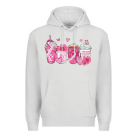 Dove Grey breast cancer coffee cups Premium Hoodie - Zillion Design Studio