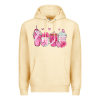 Pina Colada breast cancer coffee cups Premium Hoodie - Zillion Design Studio