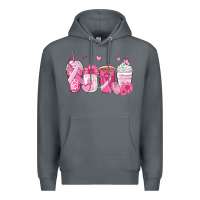 Rock breast cancer coffee cups Premium Hoodie - Zillion Design Studio