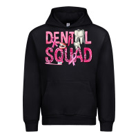 Black Dental Squad with Teeth Urban Hoodie - texasbilliewilder