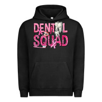 Pigment Black Dental Squad with Teeth Urban Hoodie - texasbilliewilder