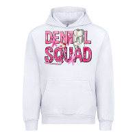 White Dental Squad with Teeth Urban Hoodie - texasbilliewilder