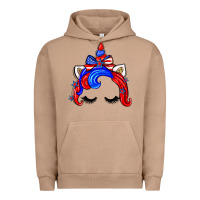 Pigment Burro 4th of july unicorn Urban Hoodie - Zillion Design Studio