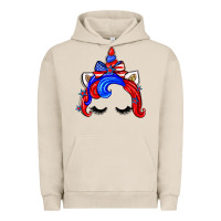 Pigment French Oak 4th of july unicorn Urban Hoodie - Zillion Design Studio