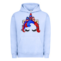 Pigment Grape Ice 4th of july unicorn Urban Hoodie - Zillion Design Studio