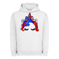 Pigment Lunar Rock 4th of july unicorn Urban Hoodie - Zillion Design Studio