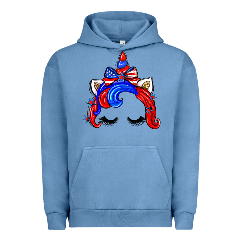 4th Of July Unicorn Urban Hoodie by Zillion Design Studio | Teevron