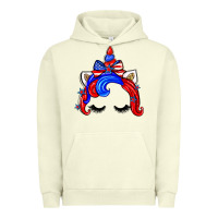 Pigment Pistachio 4th of july unicorn Urban Hoodie - Zillion Design Studio