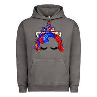 Pigment Tornado 4th of july unicorn Urban Hoodie - Zillion Design Studio