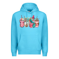 Ocean Blue rock hand coffee cups Premium Hoodie - Zillion Design Studio