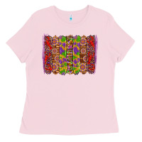 Bubblegum Pink mardi gras crawfish brushstrokes Ladies Tee - Artiststas
