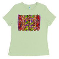 Matcha mardi gras crawfish brushstrokes Ladies Tee - Artiststas
