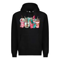 Black rock hand coffee cups Premium Hoodie - Zillion Design Studio